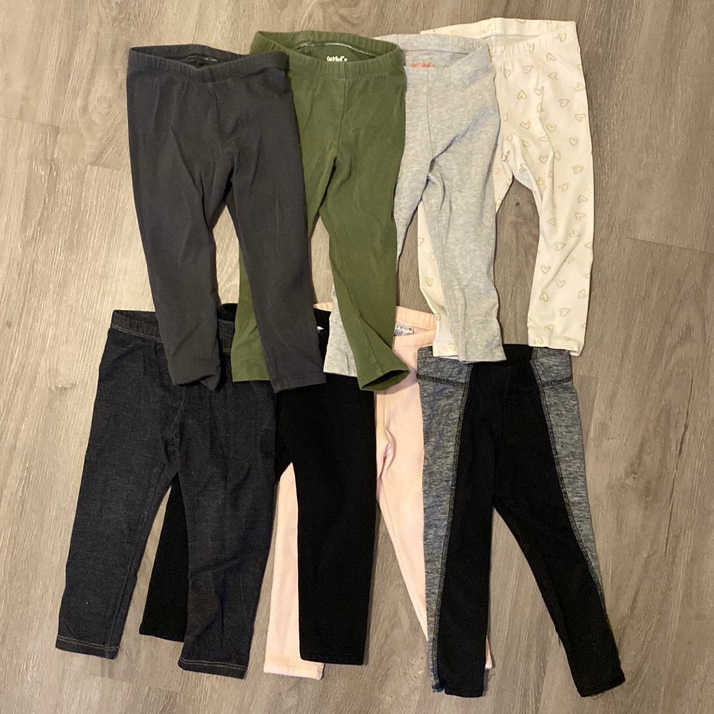 Bundle lot 2T girl leggings Cat & Jack